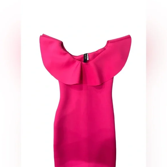 Akira - Pink Off the Shoulder Party Dress - Women’s Size Small - Picture 3 of 4